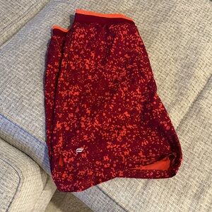 Fabletics Red Athletic Shorts